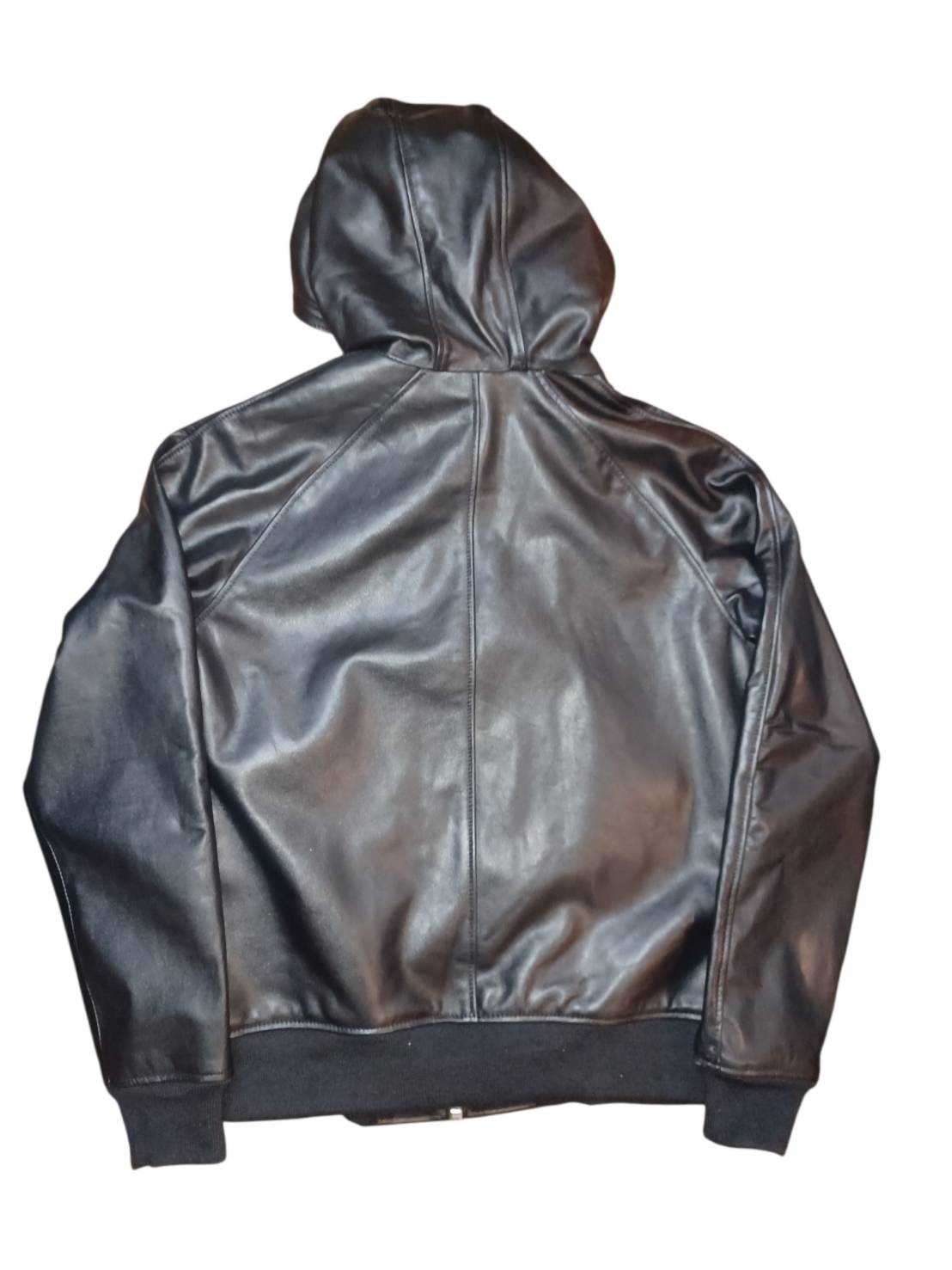 ALMA004フーディージャケット COW HIDE