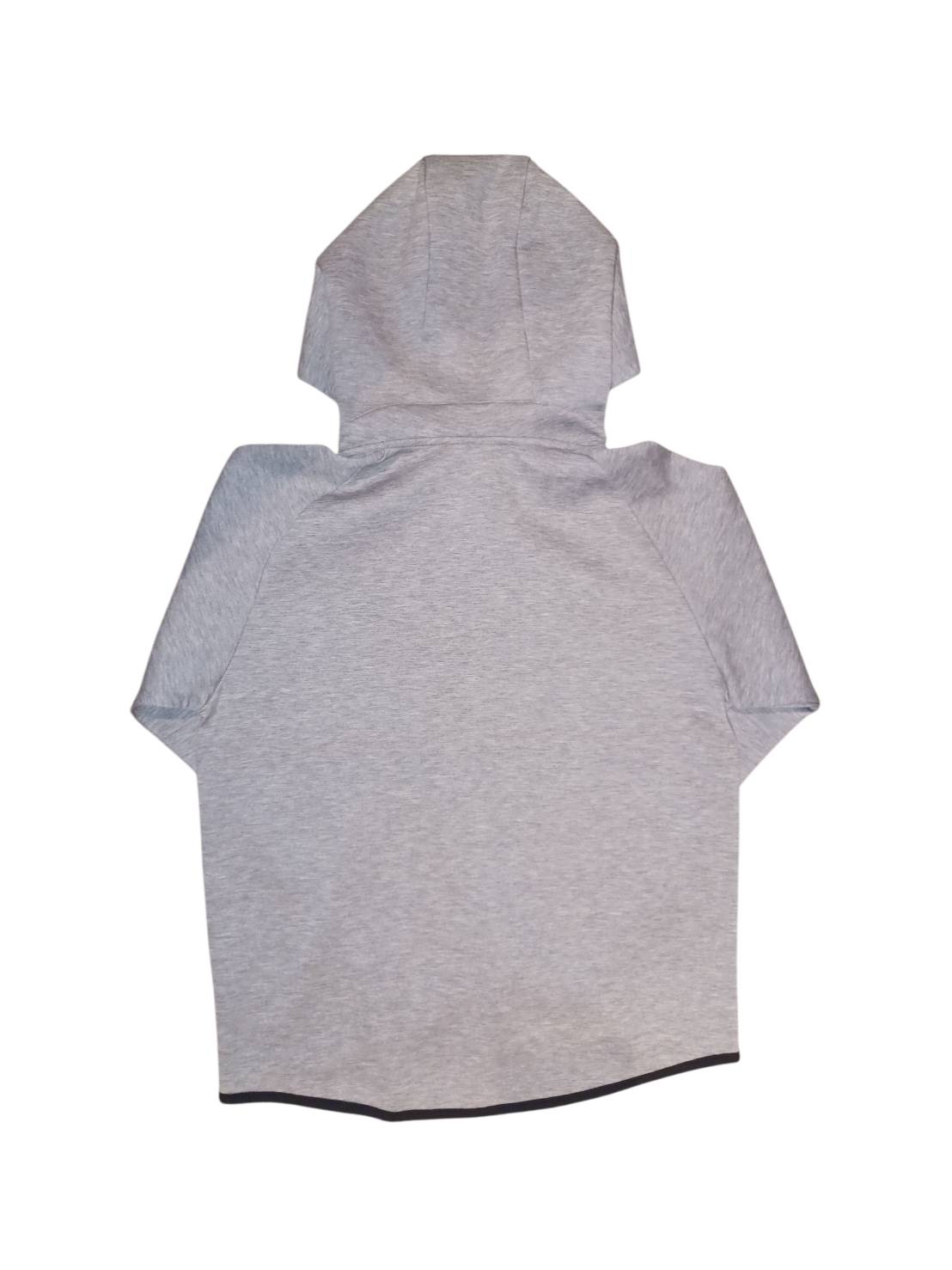 SUNKUフレームロゴジップパーカー