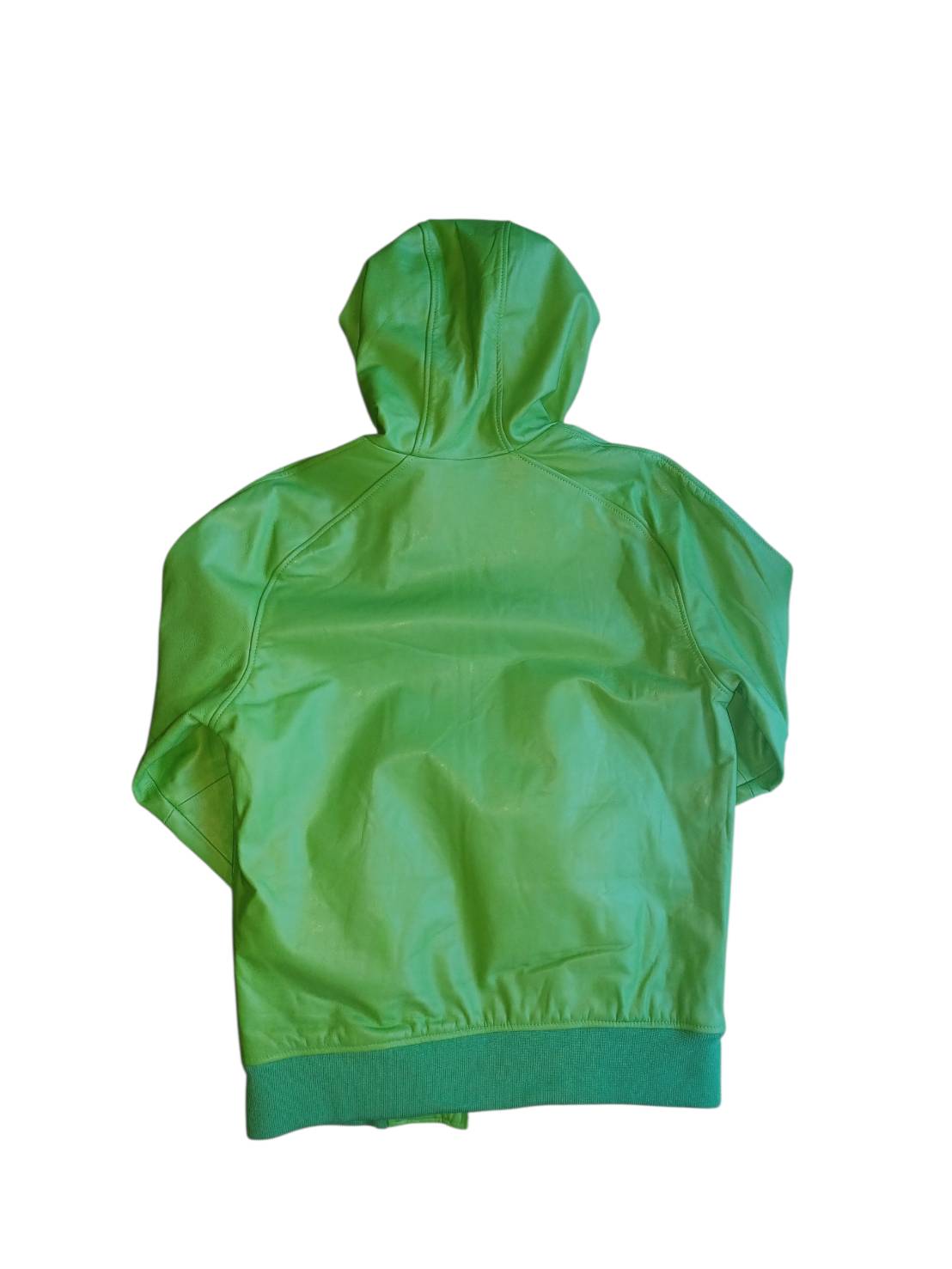 ALMA004フーディージャケット COW HIDE GREEN