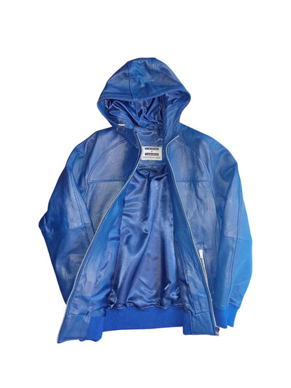 ALMA004フーディージャケット SEEP SKIN BLUE