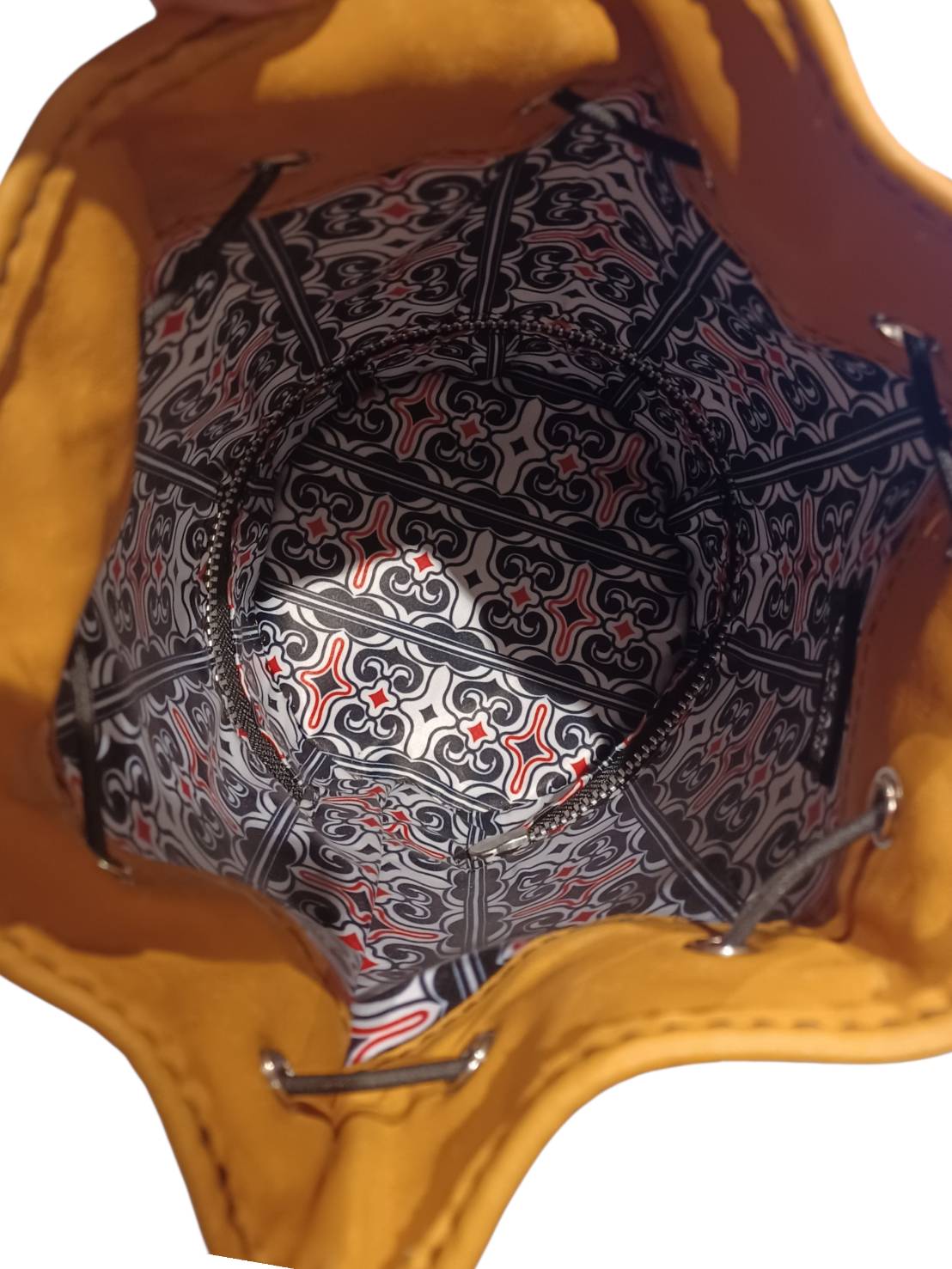 AL 巾着BAG camel