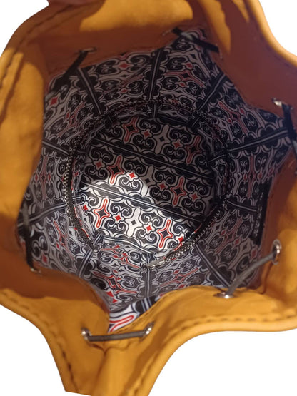 AL 巾着BAG camel